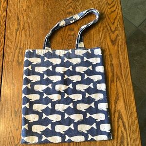 Whale Canvas Tote Bag